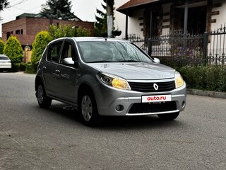 2012 Renault Sandero I, серый, 425000 рублей, вид 3