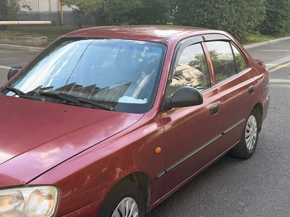 2006 Hyundai Accent ТагАЗ II, красный - вид 4