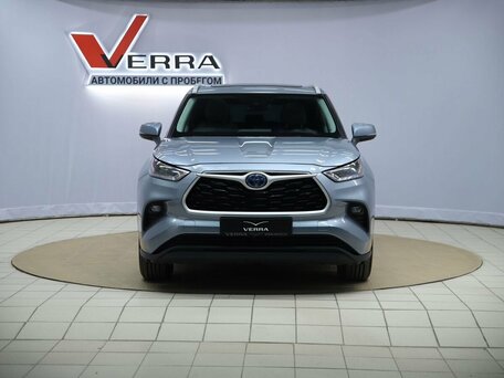 2022 Toyota Highlander IV (XU70), голубой, 4300000 рублей, вид 2