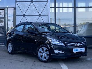 2016 Hyundai Solaris I Рестайлинг, чёрный, 649000 рублей, вид 3