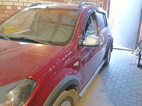 2011 Renault Sandero Stepway I, красный, 340000 рублей, вид 2