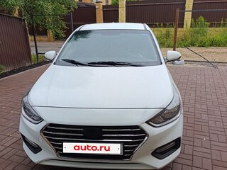 2019 Hyundai Solaris II, белый, 630000 рублей, вид 1