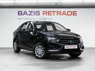 2021 Lada (ВАЗ) Vesta I, чёрный, 1100000 рублей, вид 3