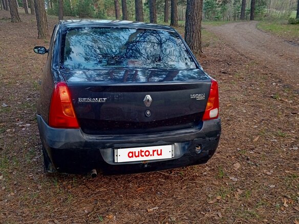 2008 Renault Logan I, серый, 250000 рублей - вид 1