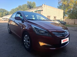 2016 Hyundai Solaris I Рестайлинг, красный, 1150000 рублей, вид 2