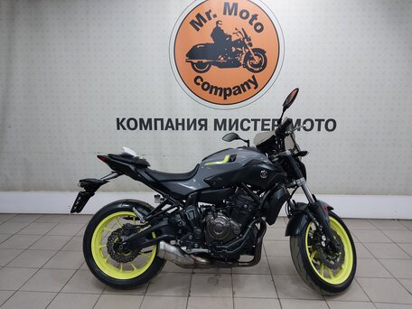 2017 Yamaha MT-07 (FZ-07), серый, 725000 рублей, вид 1