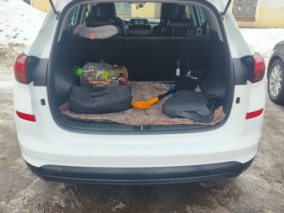 2019 Hyundai Tucson III Рестайлинг, белый, 2300000 рублей - вид 15