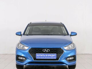 2017 Hyundai Solaris II, синий, 1399000 рублей, вид 2