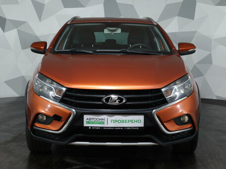 2019 Lada (ВАЗ) Vesta SW Cross I, оранжевый, 899000 рублей, вид 2