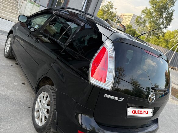 2007 Mazda 5 I (CR), чёрный - вид 5