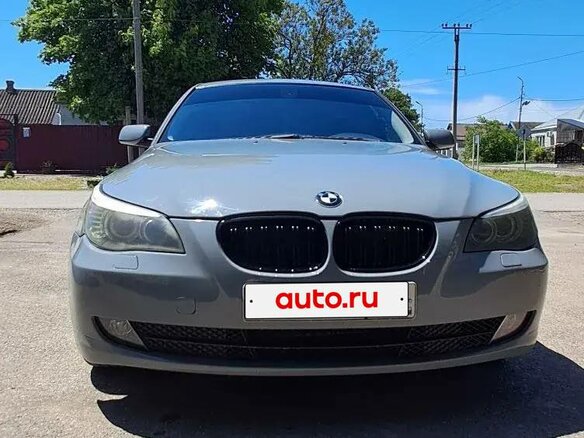 2008 BMW 5 серии 520d V (E60/E61) Рестайлинг, серый, 1200000 рублей - вид 2