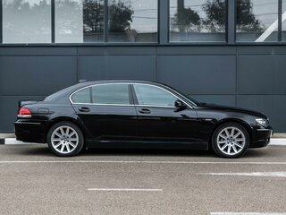 2005 BMW 7 серии Long 750Li IV (E65/E66) Рестайлинг, чёрный, 799000 рублей, вид 4