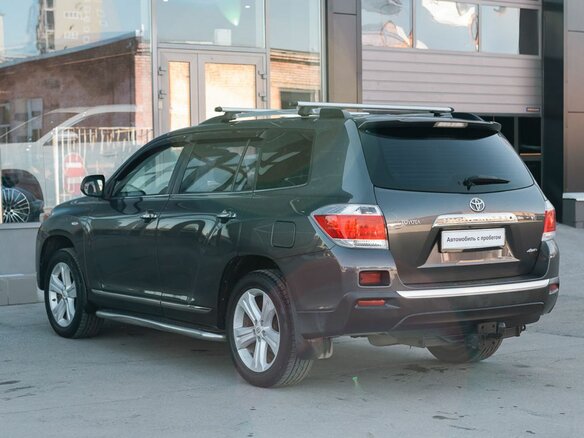 2011 Toyota Highlander II (XU40) Рестайлинг, серый - вид 6