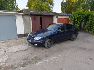 2007 Daewoo Lanos, синий, 300000 рублей, вид 1