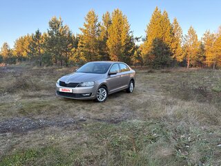 2017 Skoda Rapid I Рестайлинг, бежевый, 1190000 рублей, вид 1