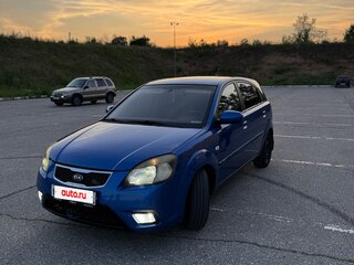 2010 Kia Rio II Рестайлинг, синий, 390000 рублей, вид 1