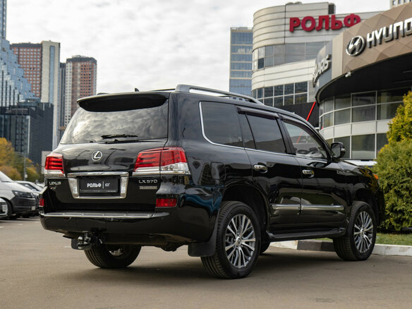 2013 Lexus LX 570 III Рестайлинг, чёрный, 3808000 рублей - вид 3