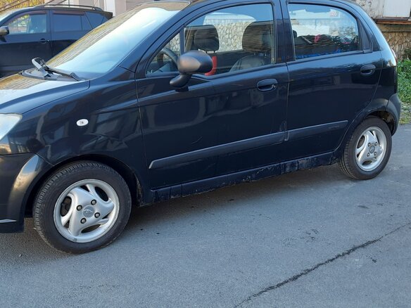 2007 Chevrolet Spark II, чёрный, 190000 рублей - вид 2