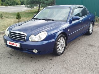 2008 Hyundai Sonata ТагАЗ IV (EF) Рестайлинг, синий, 350000 рублей, вид 1