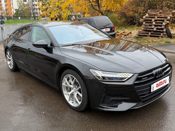 2018 Audi A7 55 TFSI II (4K), чёрный, 3910000 рублей - вид 1