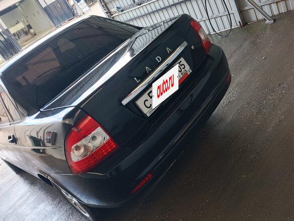 2014 Lada (ВАЗ) Priora I Рестайлинг, чёрный, 440000 рублей - вид 4