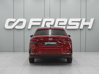 2021 Hyundai Solaris II Рестайлинг, красный, 1320000 рублей, вид 4
