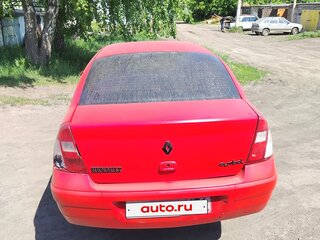 2004 Renault Symbol I Рестайлинг, красный, 210000 рублей, вид 3