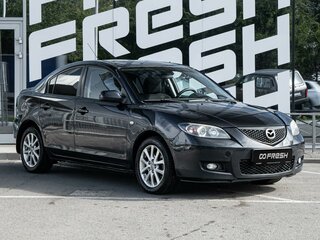 2007 Mazda 3 I (BK) Рестайлинг, чёрный, 590000 рублей, вид 1