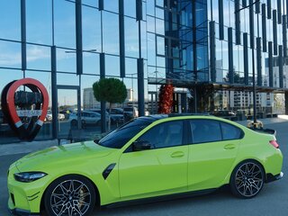 2021 BMW M3 Competition Package VI (G80), зелёный, 9500000 рублей, вид 4