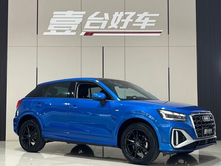 2022 Audi Q2 L 35 TFSI I Рестайлинг, синий, 2150000 рублей, вид 1