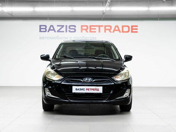 2011 Hyundai Solaris I, чёрный - вид 1
