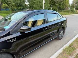 2019 Volkswagen Polo V Рестайлинг, чёрный, 1350000 рублей, вид 4