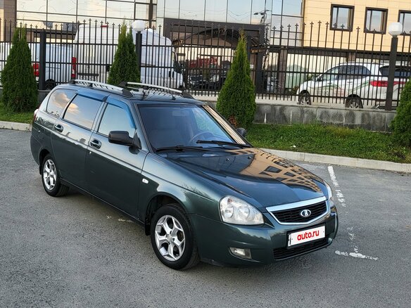 2010 Lada (ВАЗ) Priora I, зелёный, 380000 рублей - вид 5