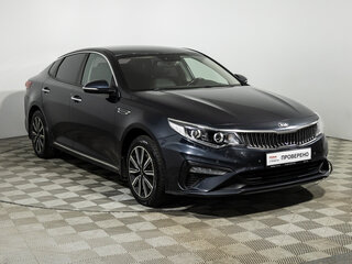2018 Kia Optima IV Рестайлинг, синий, 1749777 рублей, вид 3