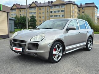 2005 Porsche Cayenne Turbo I (955), бежевый, 1010000 рублей, вид 1