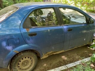 2005 Chevrolet Aveo I, синий, 190000 рублей, вид 4