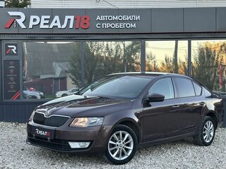 2016 Skoda Octavia III (A7), коричневый, 1359000 рублей, вид 2