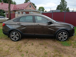 2021 Lada (ВАЗ) Vesta Cross I, коричневый, 1150000 рублей, вид 4