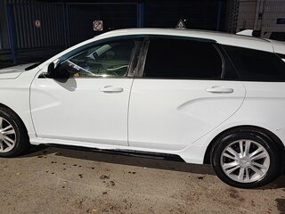 2018 Lada (ВАЗ) Vesta SW I, белый, 730000 рублей, вид 4