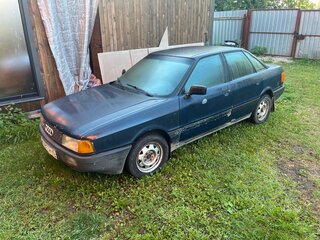 1989 Audi 80 IV (B3), синий, 100000 рублей, вид 2