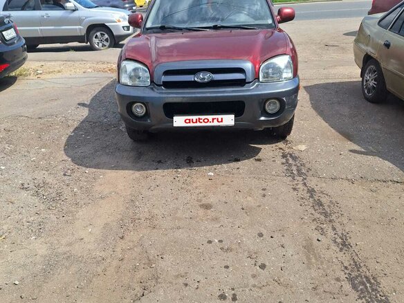 2005 Hyundai Santa Fe I, пурпурный
