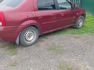 2009 Renault Logan I, красный, 335000 рублей, вид 1