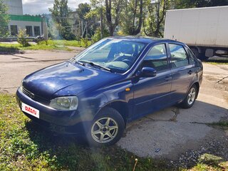 2009 Lada (ВАЗ) Kalina I, синий, 160000 рублей, вид 2