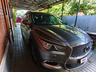 2017 Infiniti QX60 I Рестайлинг, серый, 2750000 рублей, вид 2