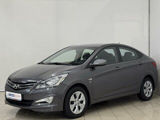 2015 Hyundai Solaris I Рестайлинг, серый, 939000 рублей, вид 1