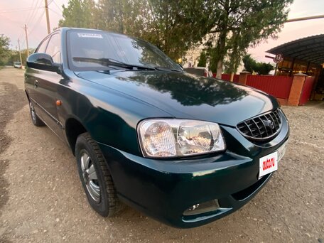 2003 Hyundai Accent II, зелёный, 290000 рублей, вид 5