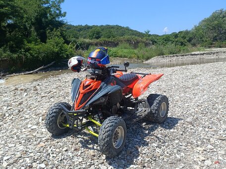 2007 Yamaha Raptor YFM700, оранжевый, 890000 рублей, вид 2
