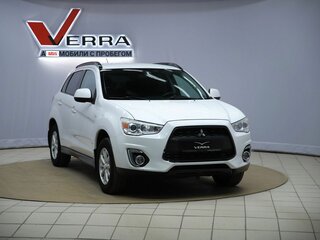 2014 Mitsubishi ASX I Рестайлинг, белый, 1000000 рублей, вид 3