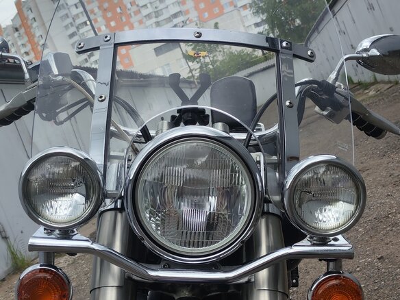 2001 Yamaha XVS650 Drag Star, фиолетовый, 408000 рублей - вид 8