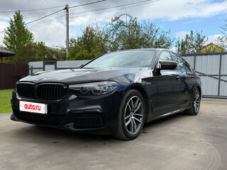 2019 BMW 5 серии 520d xDrive VII (G30/G31/G38), чёрный, 3700000 рублей, вид 2